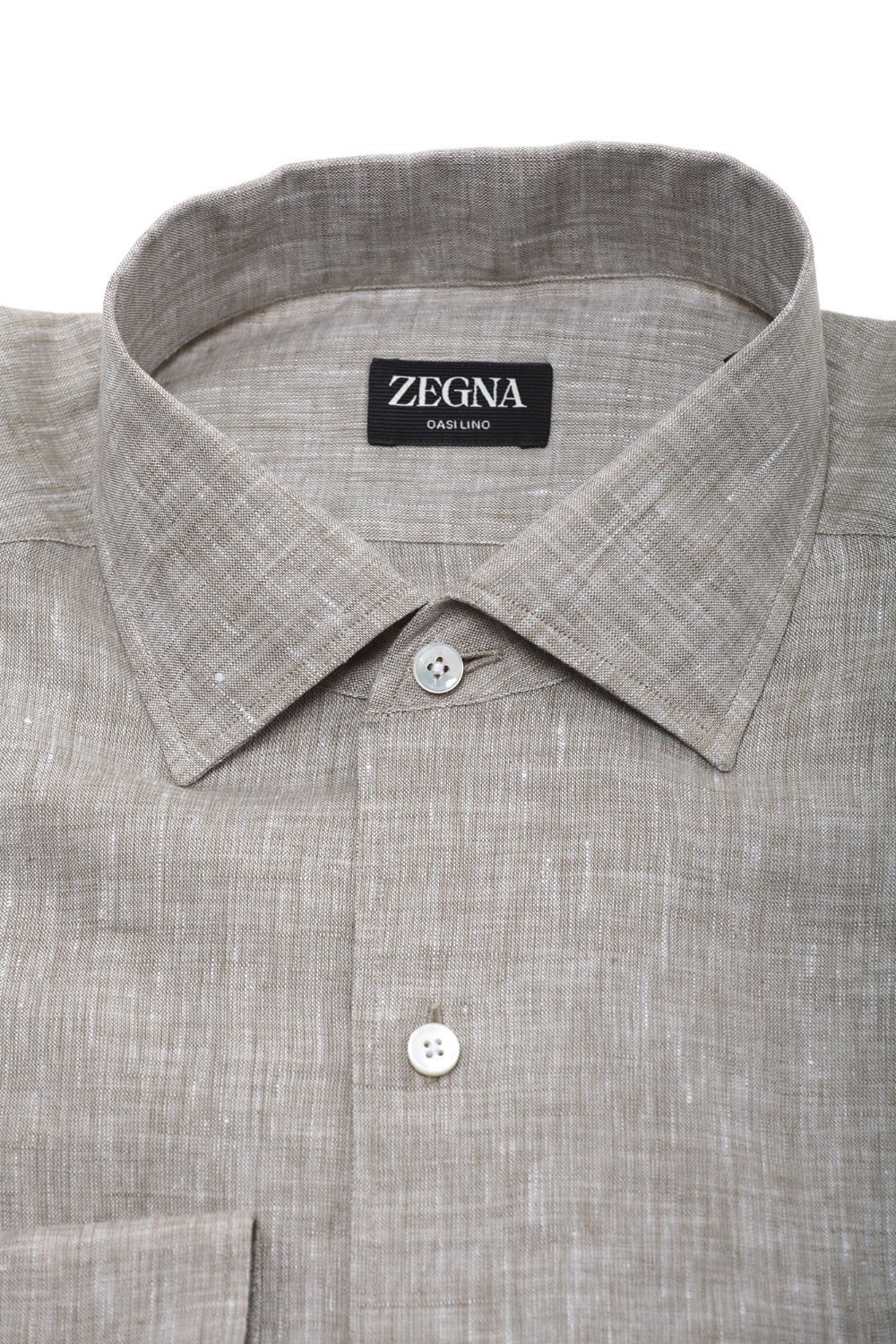 shop ZEGNA  Camicia: Zegna camicia in lino.
Colletto.
Maniche lunghe.
Chiusura con bottoni.
Vestibilità regolare.
Composizione: 100% Lino.
Made in Italy.. UDX31A7 SR03-009 number 2769